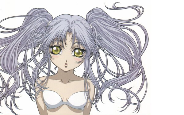 Anime picture 1920x1200 with martian successor nadesico xebec hoshino ruri highres wide image white background