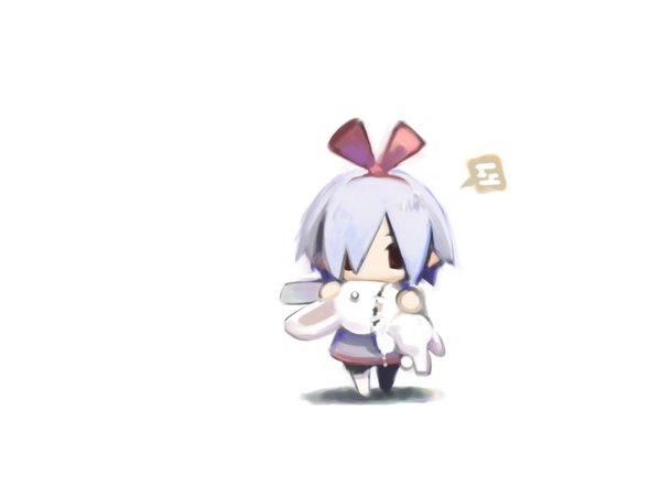 Anime picture 1024x768 with disgaea pleinair usagi-san white background chibi bunny