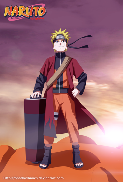 Anime picture 1787x2641 with naruto studio pierrot naruto (series) uzumaki naruto ryuji-16 single tall image highres short hair blue eyes blonde hair smile sky cloud (clouds) sunlight inscription hand on hip coloring facial mark evening