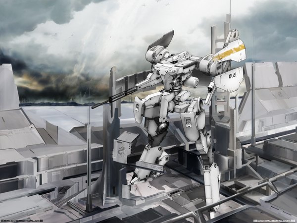Anime picture 1600x1200 with mecha tagme steel battalion