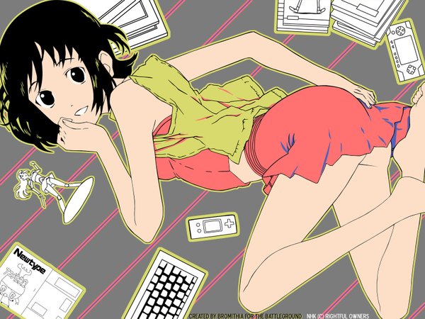 Anime picture 1600x1200 with nhk ni youkoso gonzo nakahara misaki light erotic tagme