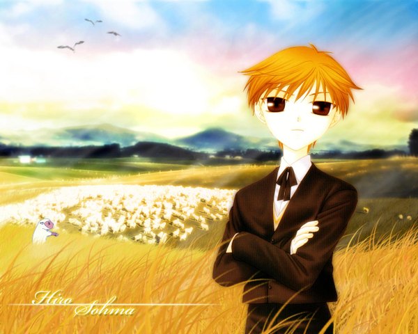 Anime picture 1280x1024 with fruits basket studio deen sohma hiro tagme