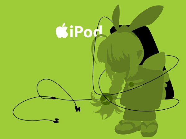 Anime picture 1024x768 with ichigeki sacchuu!! hoihoi-san ipod hoihoi-san tagme ipod ad hoihoi