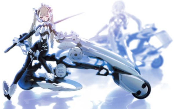Anime picture 1280x800 with choco wide image wallpaper mecha musume