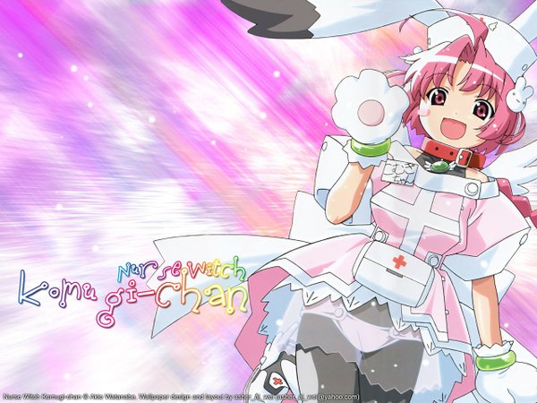 Anime picture 1280x960 with nurse witch komugi-chan tatsunoko nakahara komugi tagme