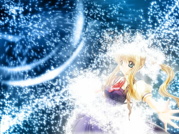 Anime picture 1024x768 with air key (studio) kamio misuzu visualart girl