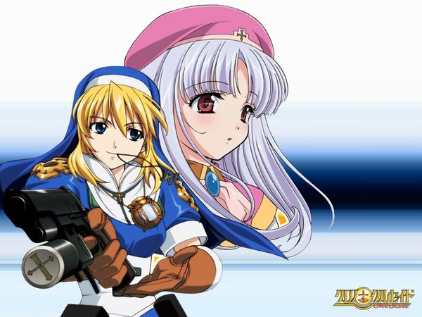Anime picture 1600x1200 with chrono crusade gonzo azmaria hendric rosette christopher tagme