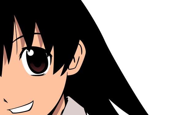 Anime picture 1680x1050 with azumanga daioh j.c. staff takino tomo wide image white background close-up vector girl