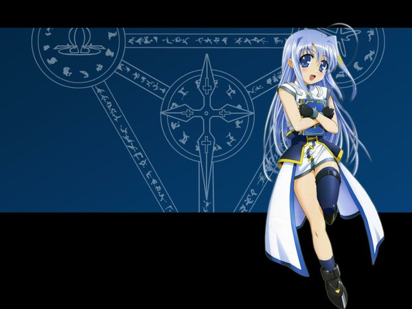 Anime picture 1600x1200 with mahou shoujo lyrical nanoha mahou shoujo lyrical nanoha strikers reinforce zwei girl tagme