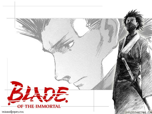 Anime picture 1024x768 with blade of the immortal samura hiroaki tagme