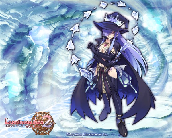 Anime picture 1280x1024 with luminous arc fatima blue background tagme