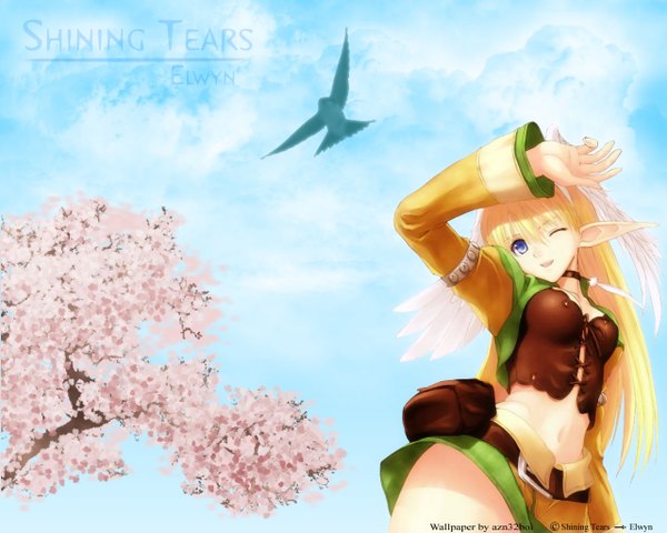 Anime picture 1280x1024 with shining (series) shining tears elwing tony taka girl