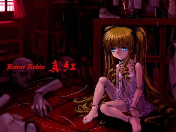 Anime picture 1024x768 with rozen maiden shinku mutsuki (moonknives) tagme