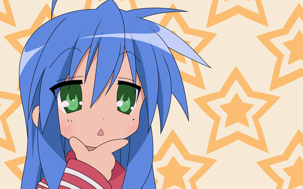 Anime picture 1920x1200 with lucky star kyoto animation izumi konata highres wide image girl star (symbol)