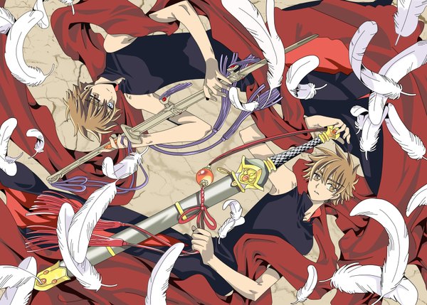 Anime picture 3500x2504 with tsubasa reservoir chronicle clamp syaoran highres tagme