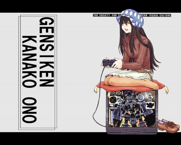 Anime picture 1280x1024 with genshiken arms corporation oono kanako kio shimoku console