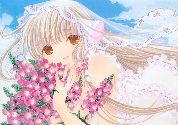 Anime picture 1708x1200 with chobits clamp chii highres girl