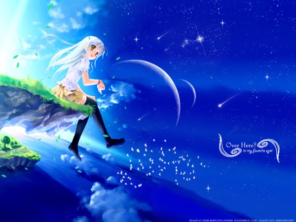 Anime picture 1280x960 with sky tagme
