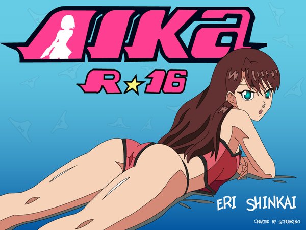 Anime picture 1024x768 with aika r-16 shinkai eri light erotic underwear panties