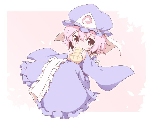 Anime picture 1200x960 with touhou saigyouji yuyuko chibi girl tagme