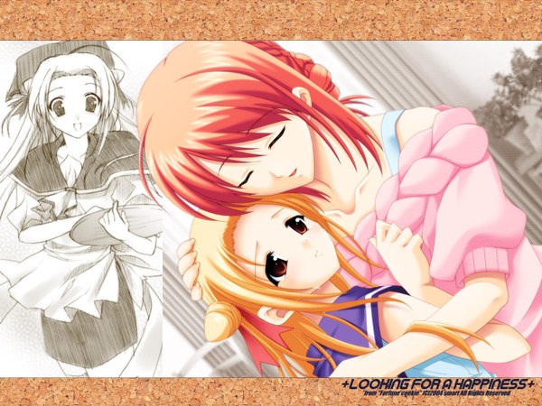 Anime picture 1280x960 with tagme (copyright) hug tagme