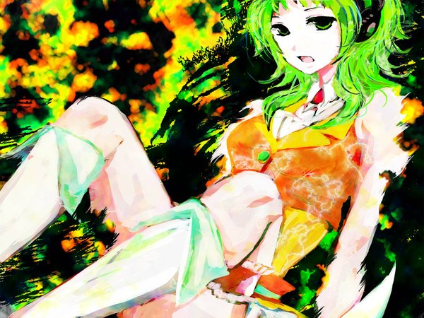 Anime picture 1500x1125 with vocaloid gumi meola girl tagme