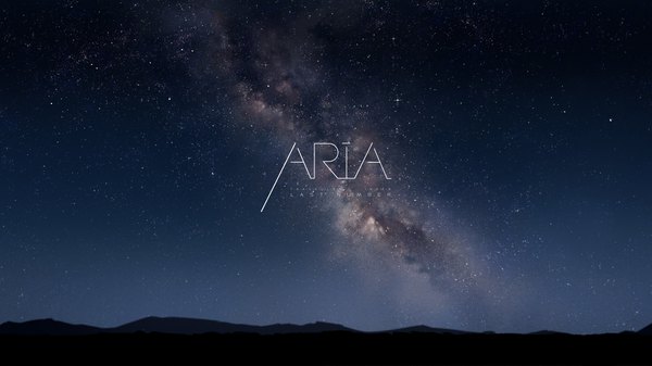 Anime picture 1920x1080 with original rella highres wide image inscription night night sky no people milky way star (stars)