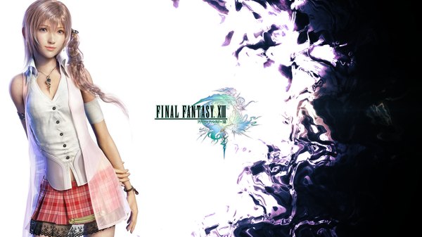 Anime picture 1600x900 with final fantasy final fantasy xiii square enix serah farron wide image realistic
