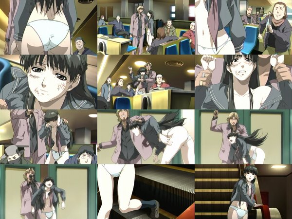 Anime picture 1500x1125 with black lagoon madhouse washimine yukio light erotic underwear panties gun cap yakuza