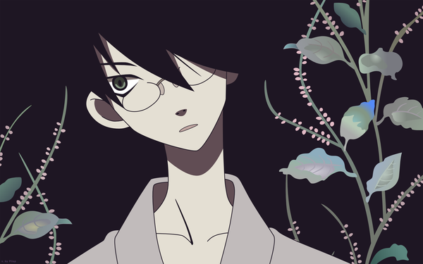 Anime picture 1920x1200 with sayonara zetsubou sensei shaft (studio) itoshiki nozomu highres wide image vector