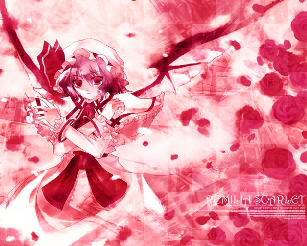 Anime picture 1280x1024 with touhou remilia scarlet girl tagme