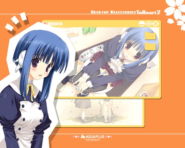 Anime picture 1280x1024 with to heart 2 leaf (studio) ilfa tagme