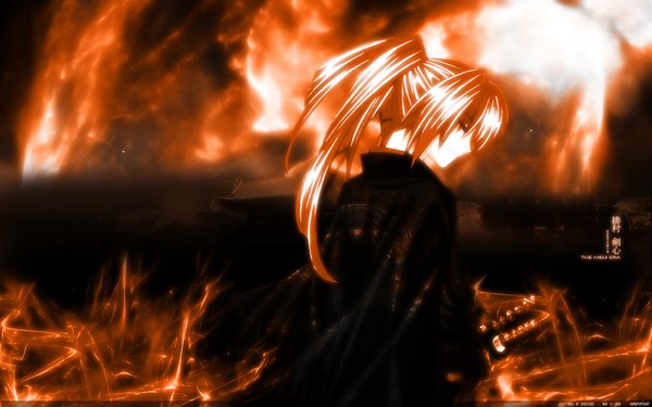 Anime picture 1680x1050 with rurouni kenshin himura kenshin wide image tagme