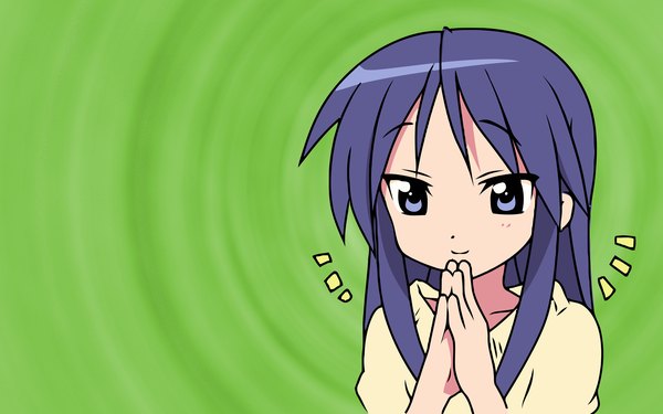 Anime picture 1680x1050 with lucky star kyoto animation hiiragi miki wide image girl