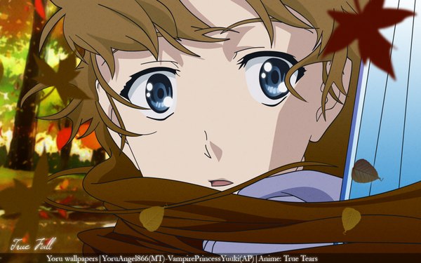 Anime picture 1680x1050 with true tears yuasa hiromi wide image tagme