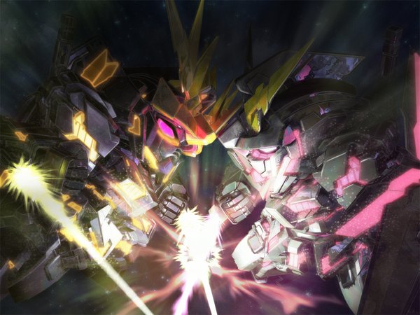 Anime picture 1024x768 with mobile suit gundam gundam unicorn sunrise (studio) wallpaper mecha