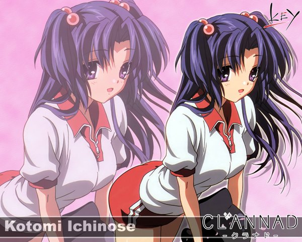 Anime picture 1280x1024 with clannad key (studio) ichinose kotomi two side up girl tagme