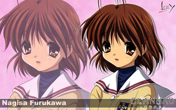 Anime picture 1920x1200 with clannad key (studio) furukawa nagisa highres wide image copyright name girl