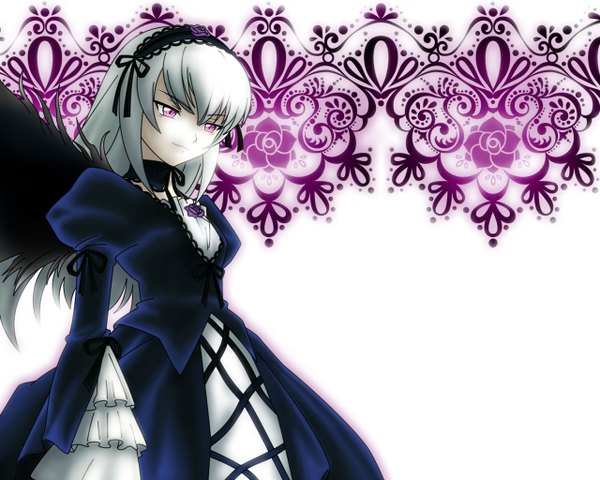 Anime picture 1280x1024 with rozen maiden suigintou tagme