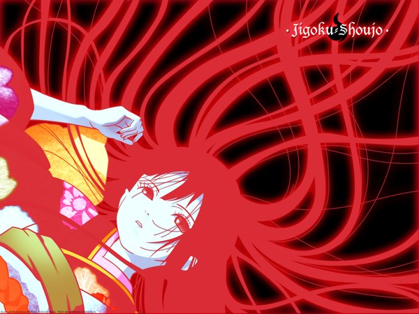 Anime picture 1600x1200 with hell girl studio deen enma ai tagme