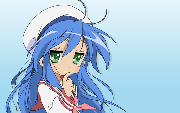 Anime picture 1920x1200 with lucky star da capo kyoto animation izumi konata shirakawa kotori highres wide image cosplay parody girl