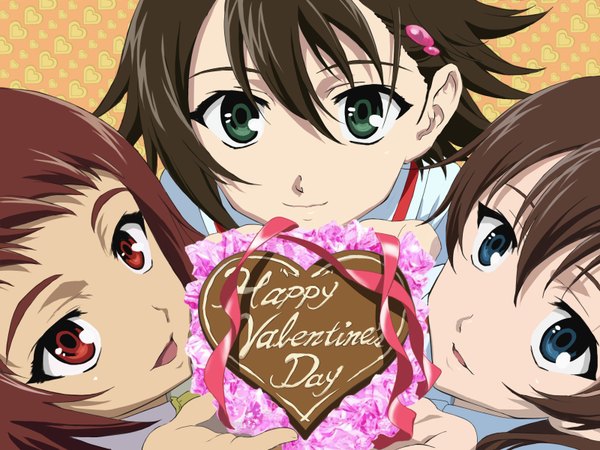 Anime picture 1600x1200 with true tears isurugi noe yuasa hiromi ando aiko valentine
