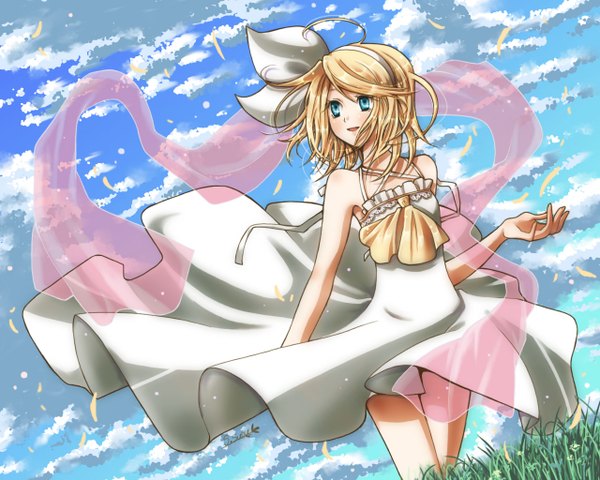 Anime picture 1280x1024 with vocaloid kagamine rin girl tagme
