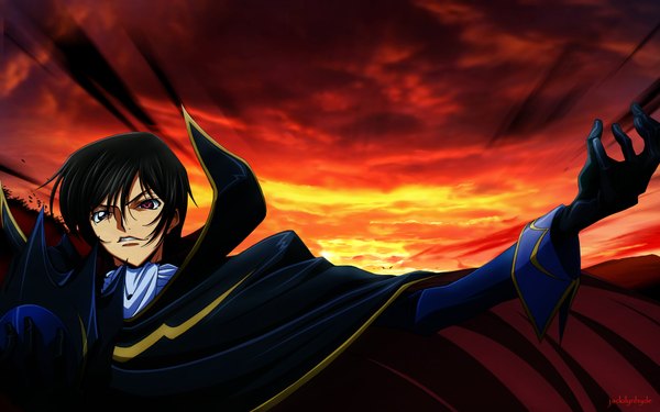 Anime picture 1920x1200 with code geass sunrise (studio) lelouch lamperouge highres wide image