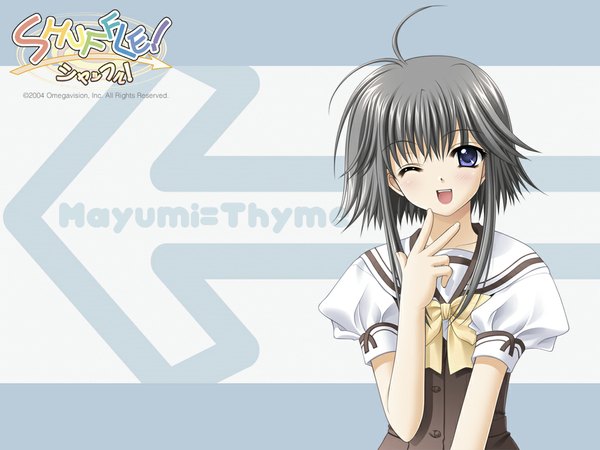 Anime picture 1024x768 with shuffle! mayumi thyme tagme