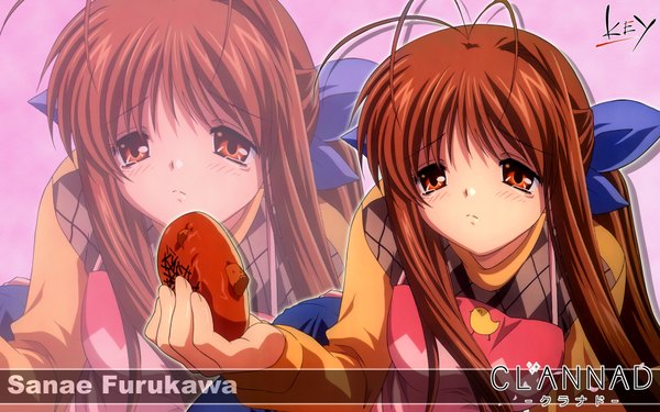 Anime picture 1920x1200 with clannad key (studio) furukawa sanae highres wide image copyright name girl