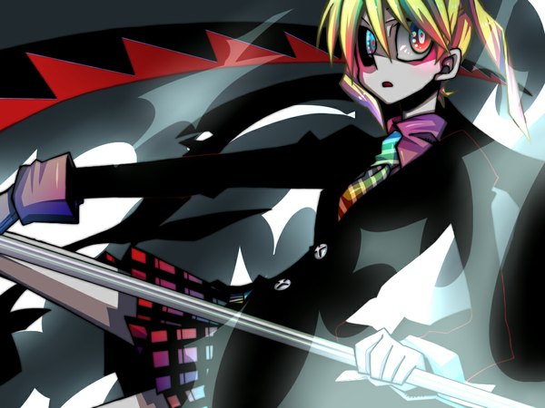 Anime picture 1024x768 with soul eater studio bones maka albarn scythe soul tagme ninomae