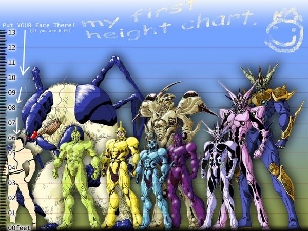Anime picture 1024x768 with guyver guyver i guyver iii guyver ii richard gyuot enzyme ii horn (horns) wallpaper weapon armor monster fist blade