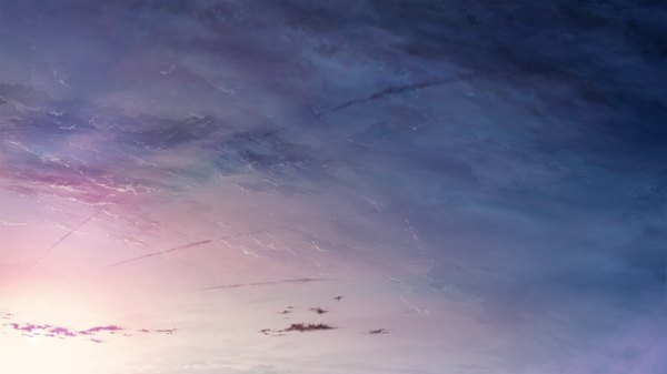 Anime picture 1280x720 with madou koukaku eushully wide image game cg sky cloud (clouds) no people landscape