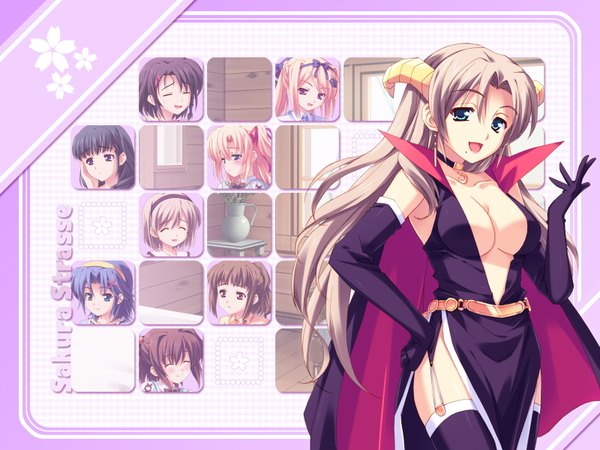 Anime picture 1600x1200 with sakura strasse claudia clement kusukusu tagme
